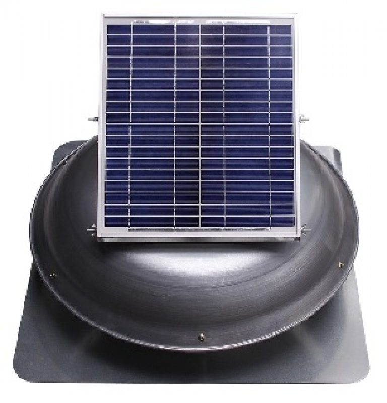 SOLAR POWERED Attic Roof Fan PANEL MOUNTED hvac thermostat wiring hangers 