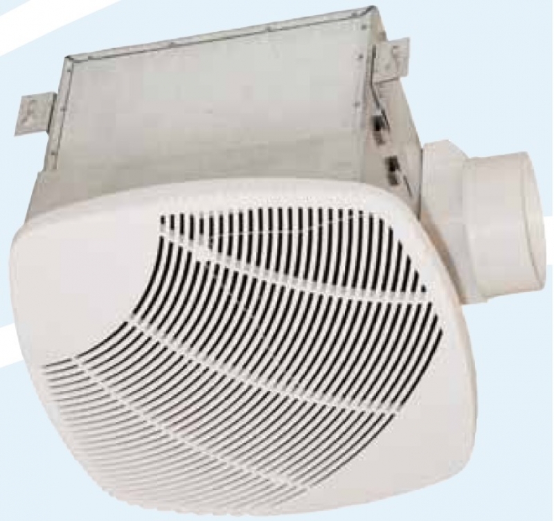Bathroom Exhaust Fan With Ceiling Radiation Damper